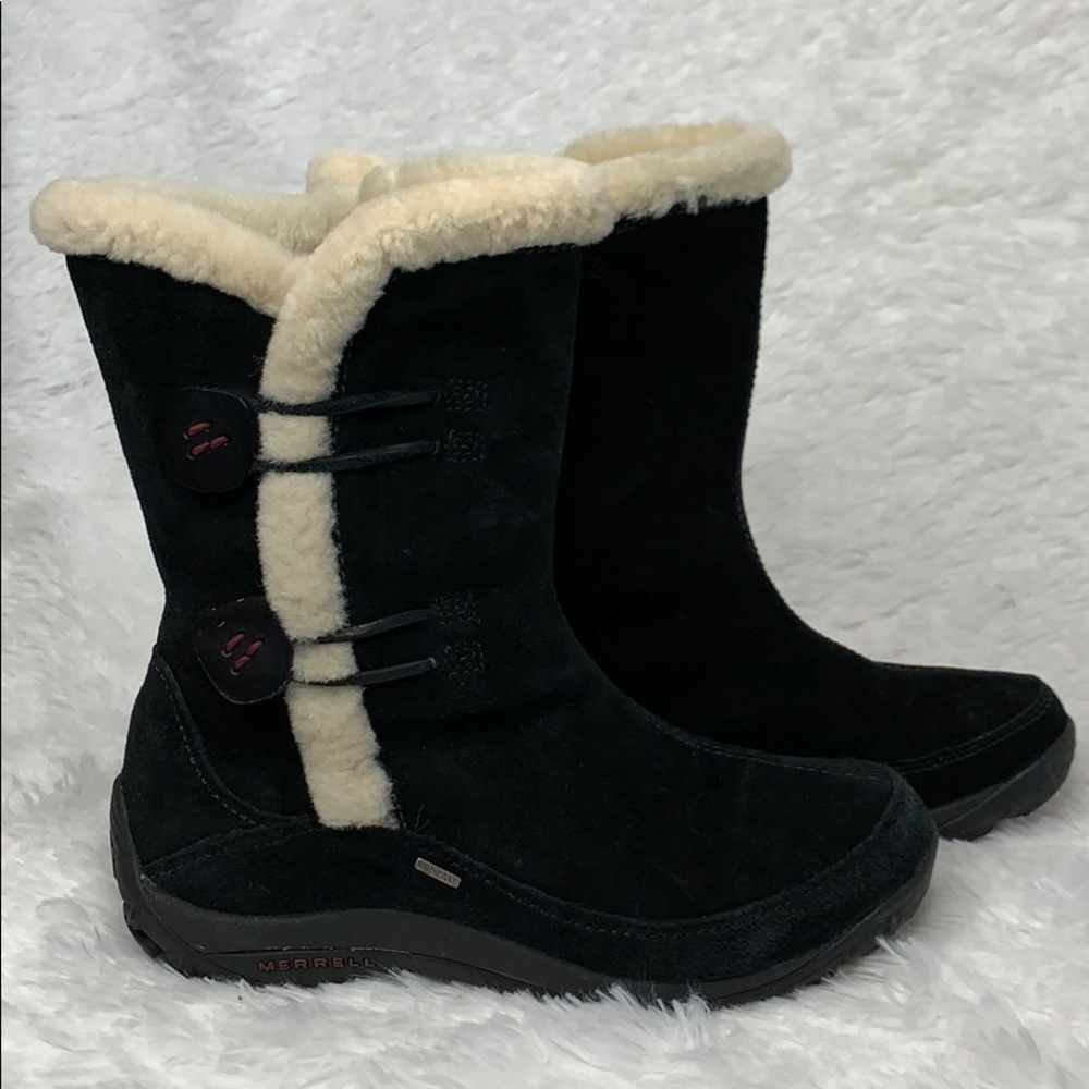 MERRELL YARRA WATERPROOF BOOTS 🖤black size 7 1/2
